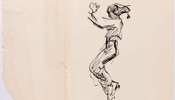 Unknown dancer - Milein Cosman Dancers Collection University of Salzburg © Cosman Keller Art and Music Trust