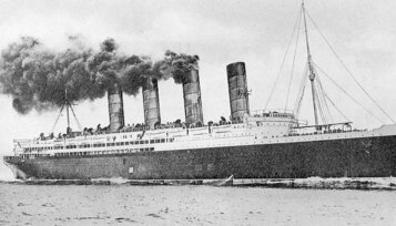 Hochseedampfer Lusitania (gemeinfreies Bild von Wiki-Commons)