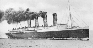 Hochseedampfer Lusitania (gemeinfreies Bild von Wiki-Commons)